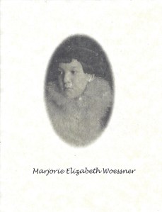 Aunt Marge at around 12 years old near the turn of the 20th century.